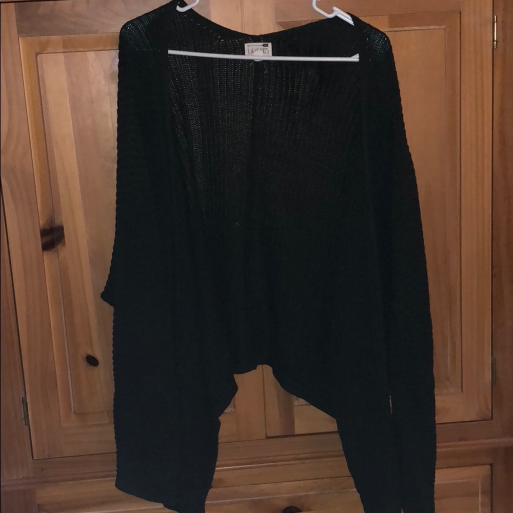 Hunter green cardigan